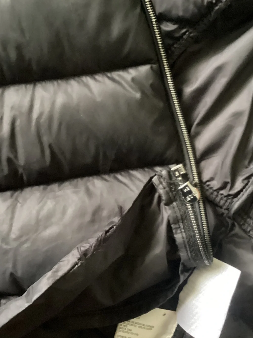 Michael Kors Black Quilted Hooded Puffer Jacket